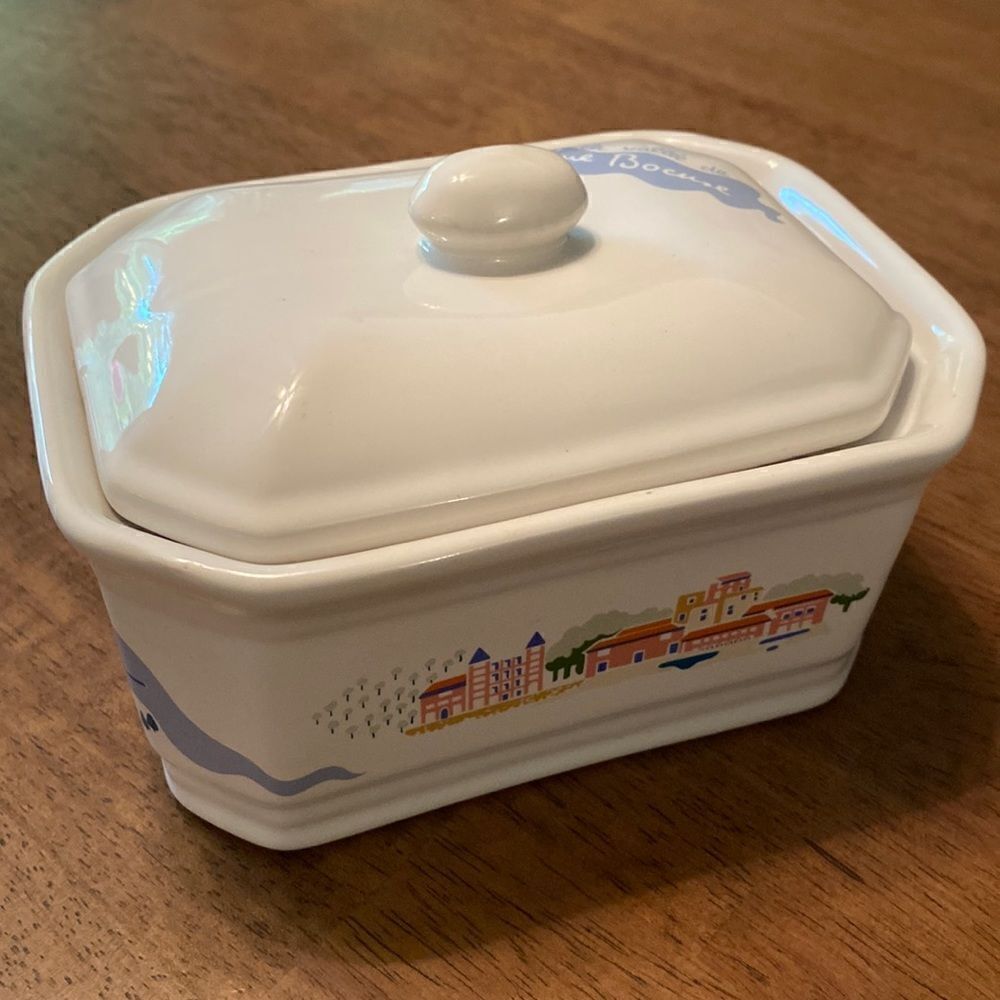 🎀 VINTAGE 🎀 1987 Paul Bocuse Oven Safe Stoneware Baking Dish Crock with Lid